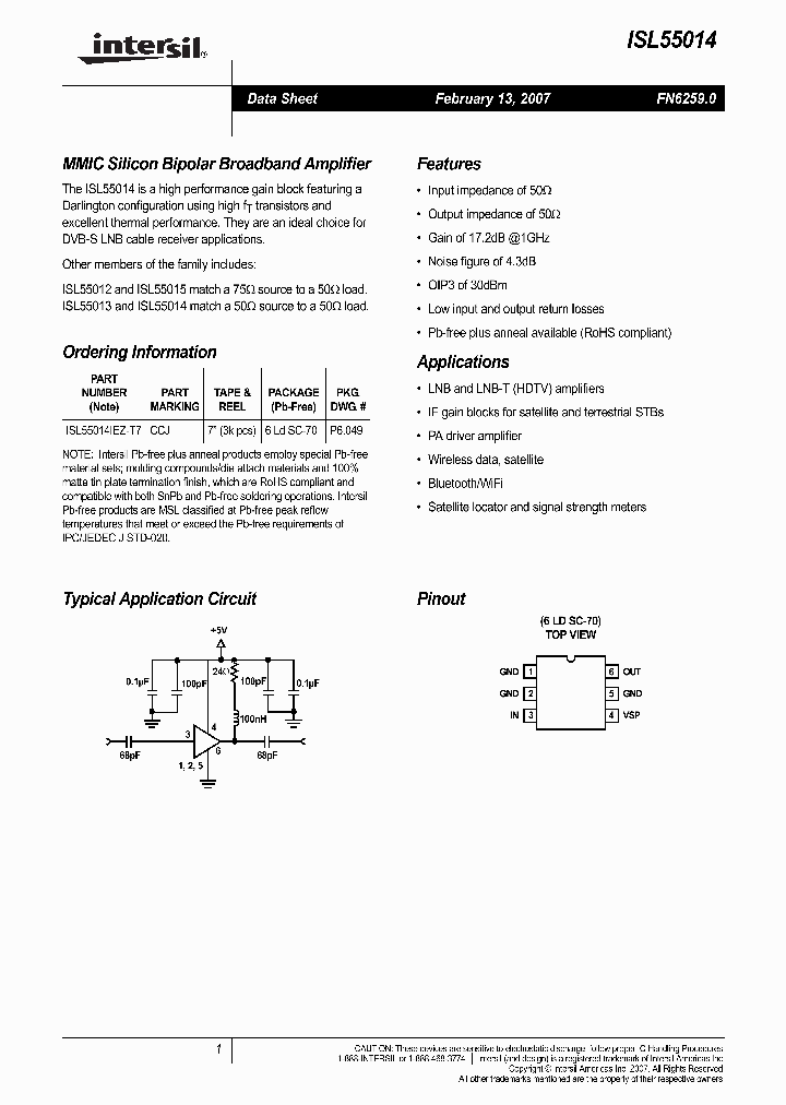 ISL55014IEZ-T7_711176.PDF Datasheet