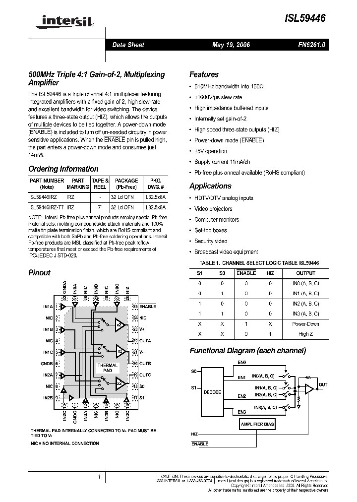 ISL59446IRZ-T7_711076.PDF Datasheet
