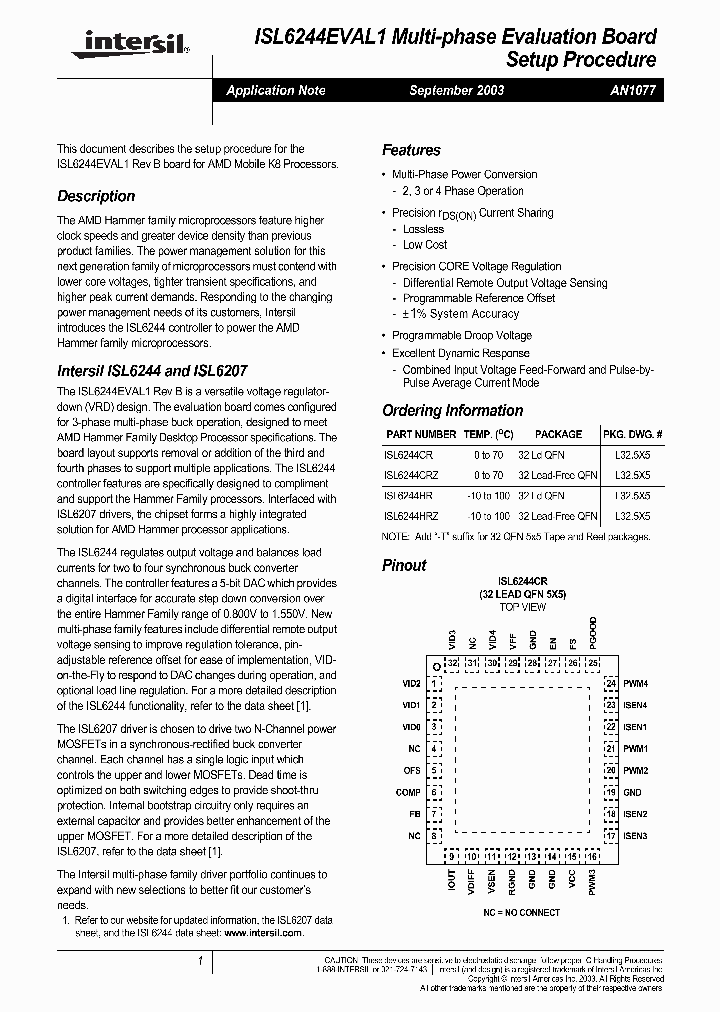 ISL6244HRZ_1257433.PDF Datasheet