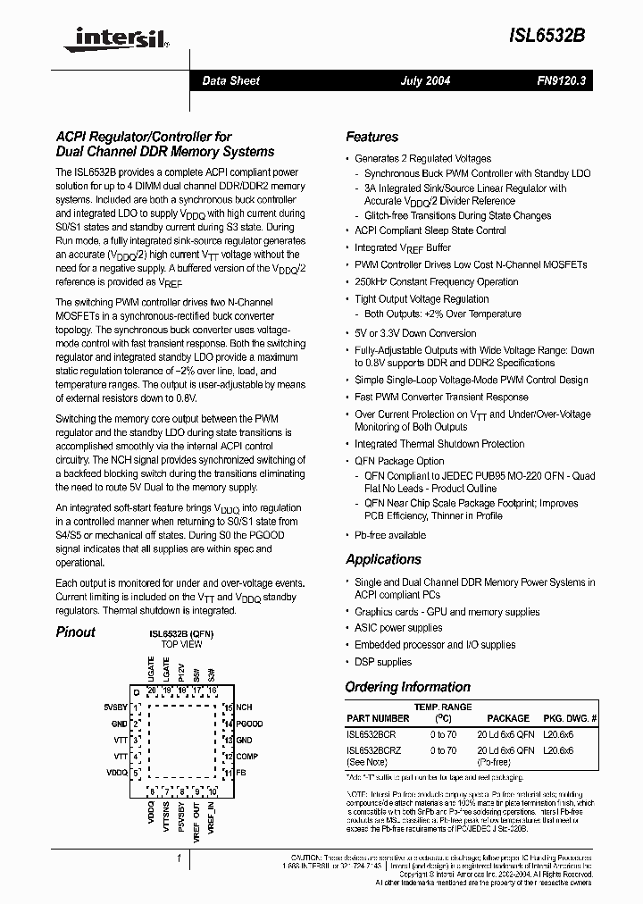 ISL6532B_610172.PDF Datasheet