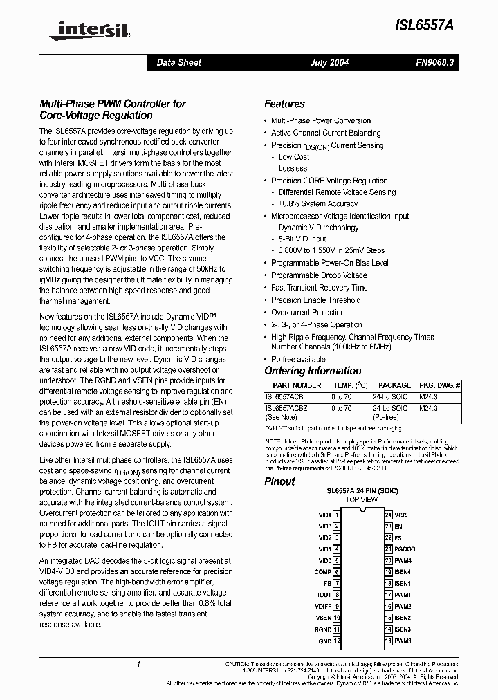 ISL6557ACB_839967.PDF Datasheet
