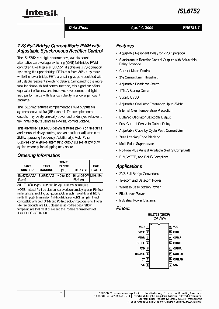 ISL675206_706163.PDF Datasheet