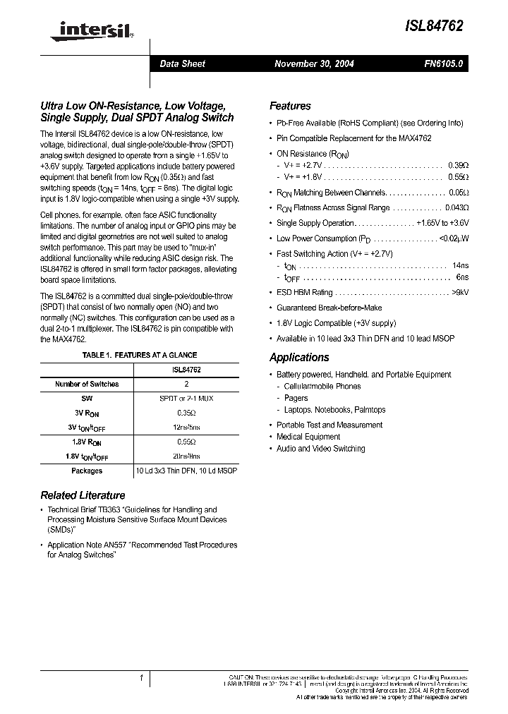 ISL84762IUZ-T_1257644.PDF Datasheet