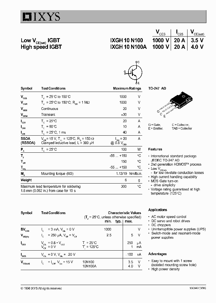 IXGH10N100A_1258113.PDF Datasheet