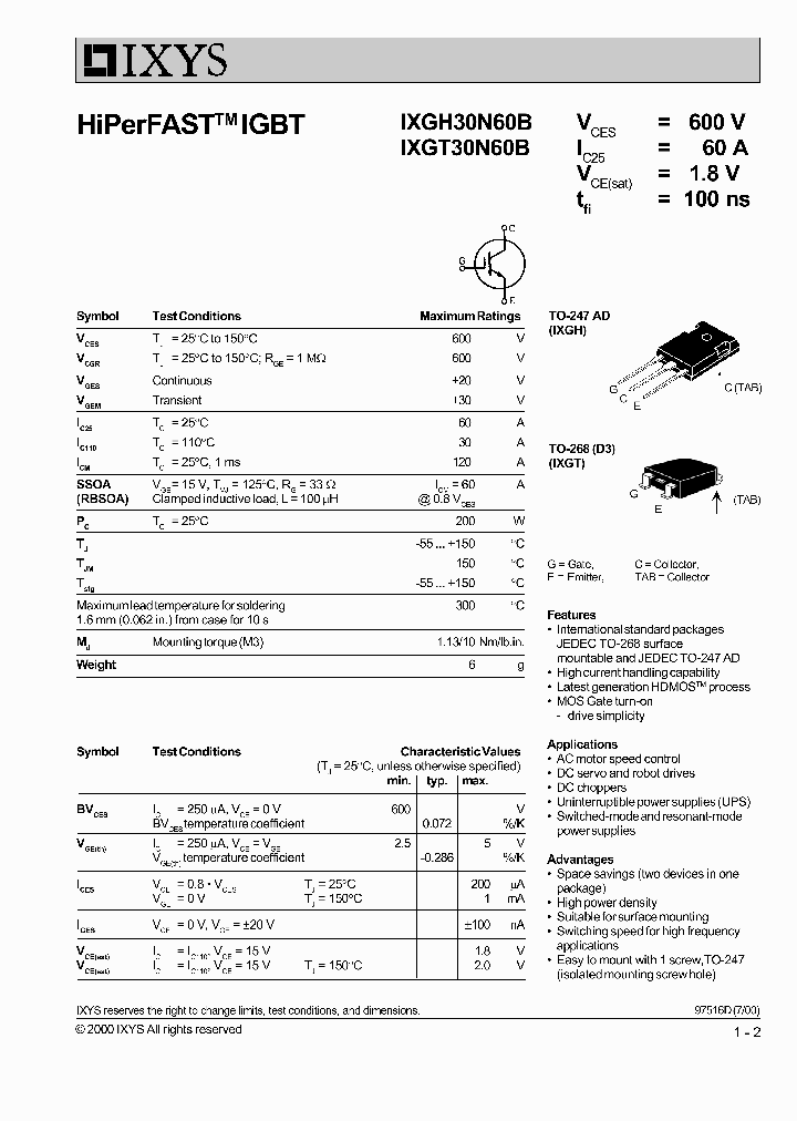 IXGH30N60B_1258125.PDF Datasheet
