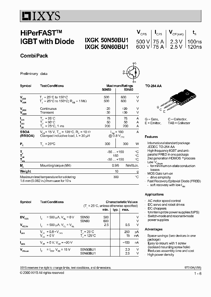 IXGK50N60BU1_1258142.PDF Datasheet