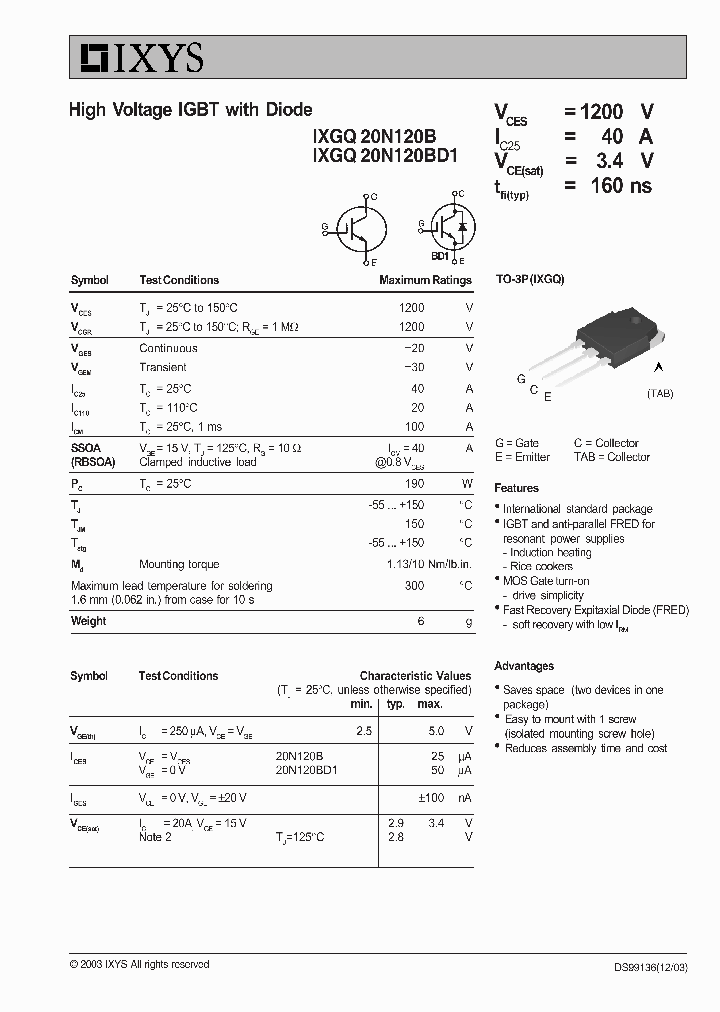 IXGQ20N120BD1_1258162.PDF Datasheet