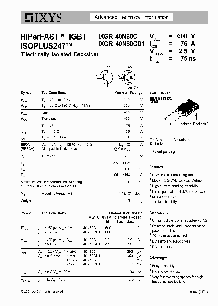 IXGR40N60CD1_1258166.PDF Datasheet