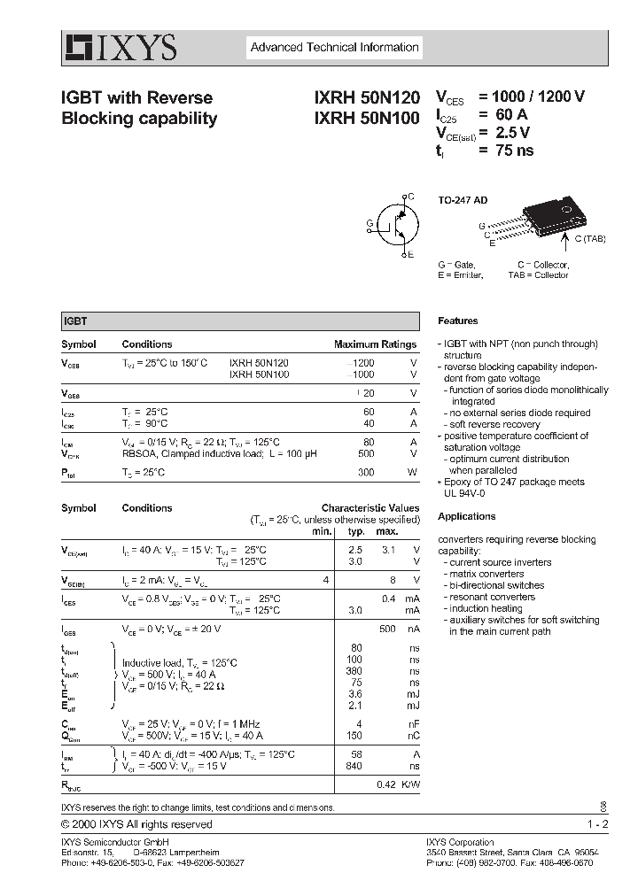 IXRH50N120_1258205.PDF Datasheet
