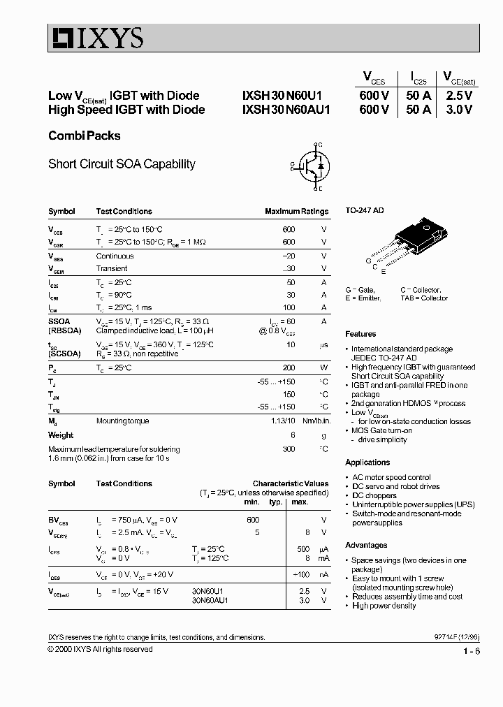 IXSH30N60U1_1258217.PDF Datasheet