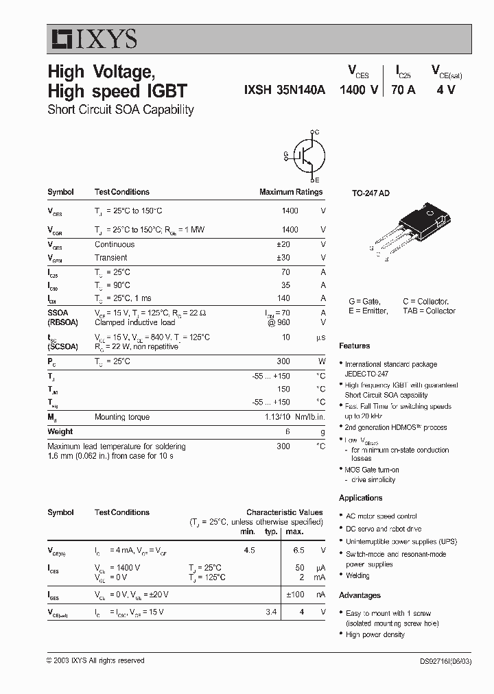 IXSH35N140A_1258219.PDF Datasheet