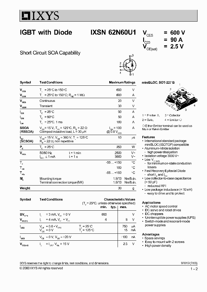 IXSN62N60U1_1258234.PDF Datasheet