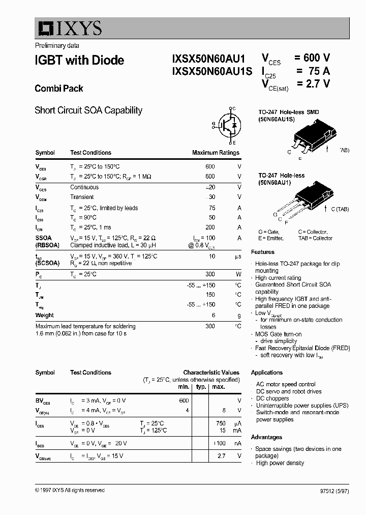 IXSX50N60AU1S_1258250.PDF Datasheet