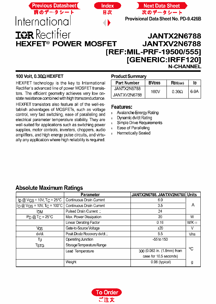 JANTXV2N6788_1258621.PDF Datasheet