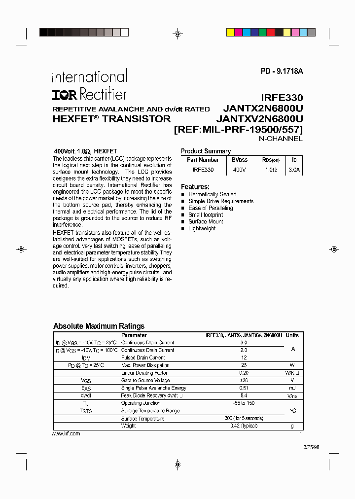 IRFE330_1091086.PDF Datasheet
