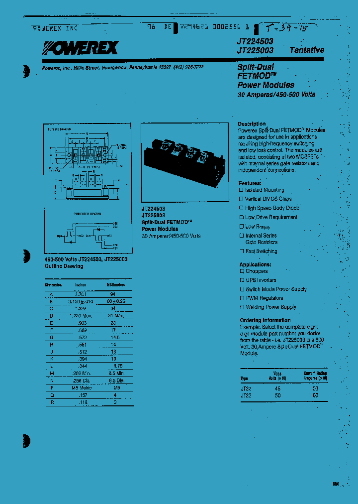JT225003_1258796.PDF Datasheet