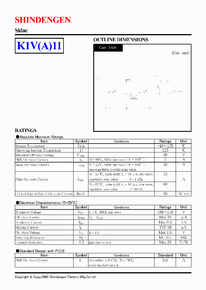 K1VA11_1258936.PDF Datasheet
