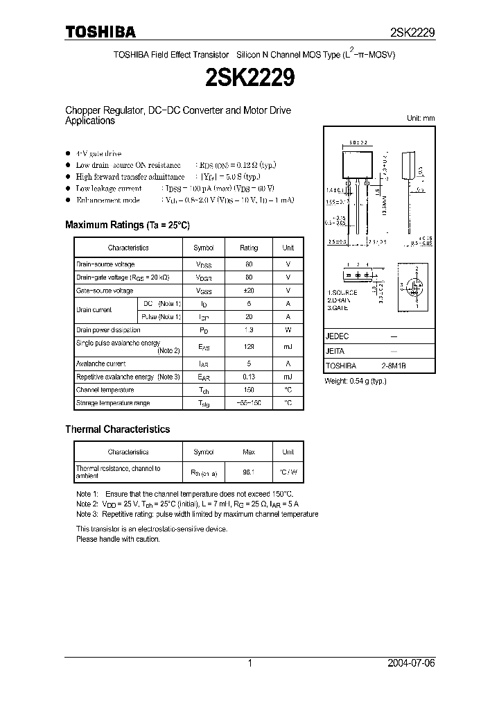 K2229_1258945.PDF Datasheet