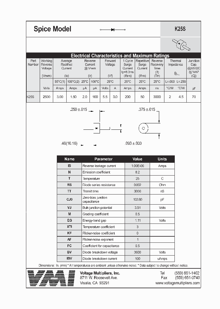 K25S_1258953.PDF Datasheet