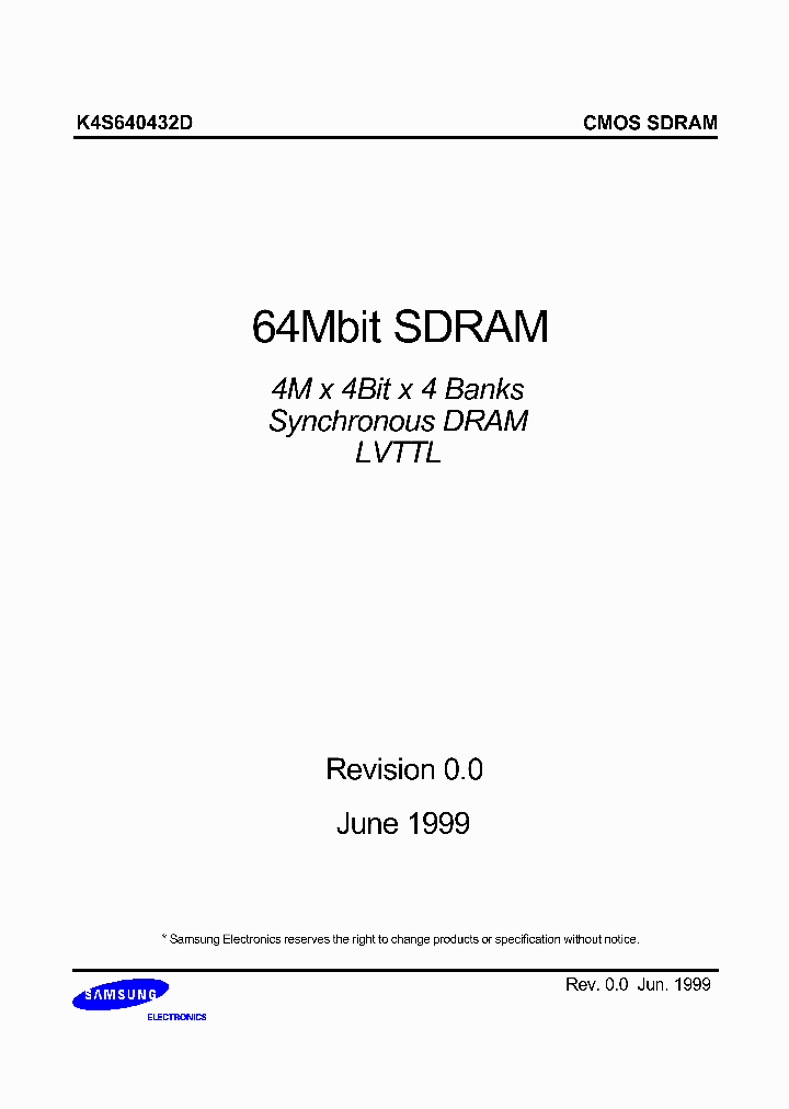 K4S640432D-TCL80_1259158.PDF Datasheet
