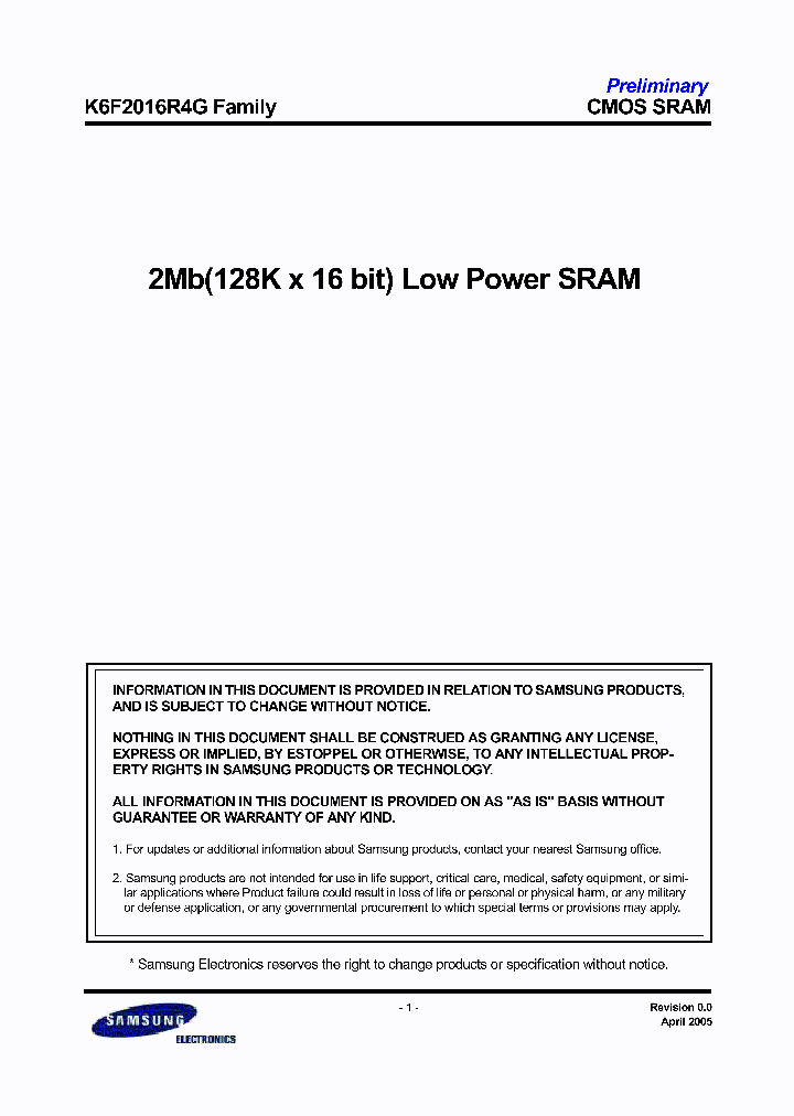 K6F2016R4G-XF85_1259233.PDF Datasheet