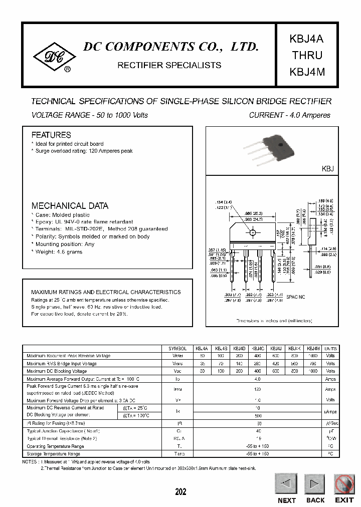 KBJ4M_1259796.PDF Datasheet