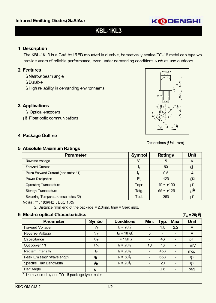 KBL-1KL3_1259826.PDF Datasheet