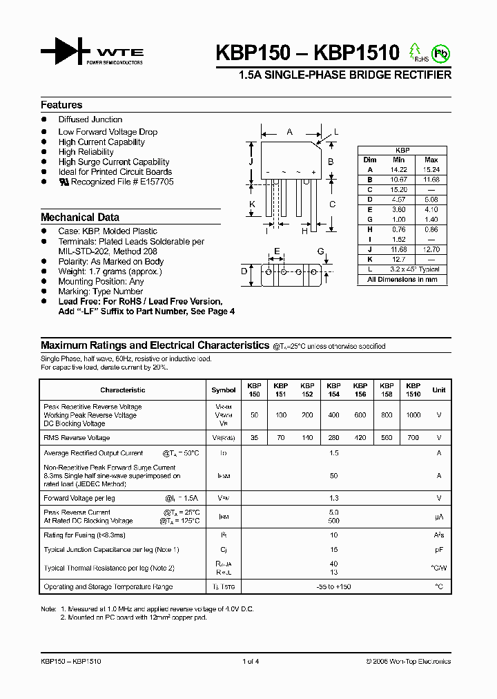 KBP158_1259856.PDF Datasheet