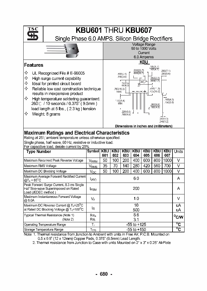 KBU603_1091061.PDF Datasheet
