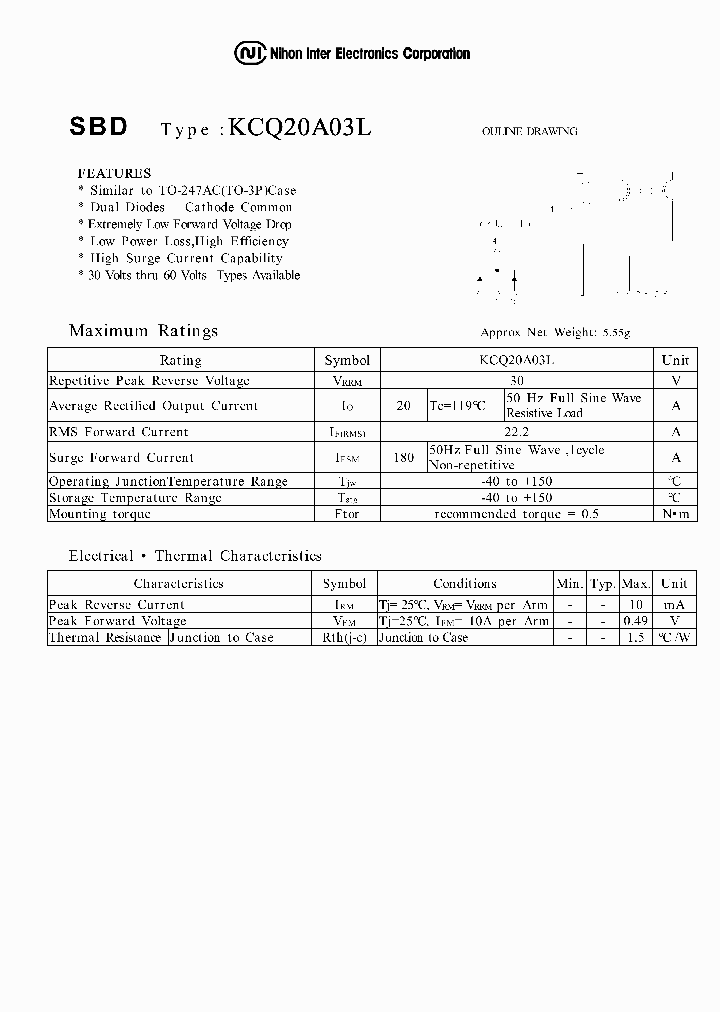 KCQ20A03L_1260079.PDF Datasheet