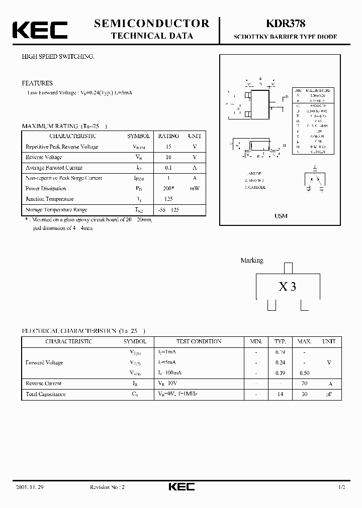 KDR378_1260132.PDF Datasheet