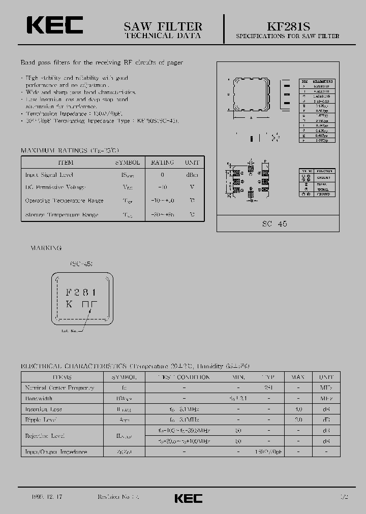 KF281S_1260222.PDF Datasheet