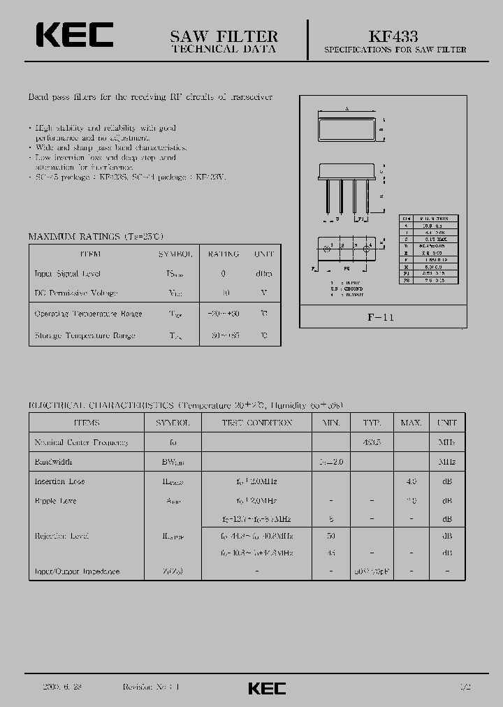 KF433V_1260242.PDF Datasheet