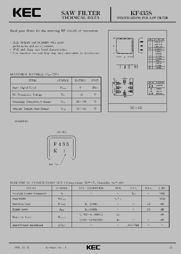 KF435S_1260244.PDF Datasheet