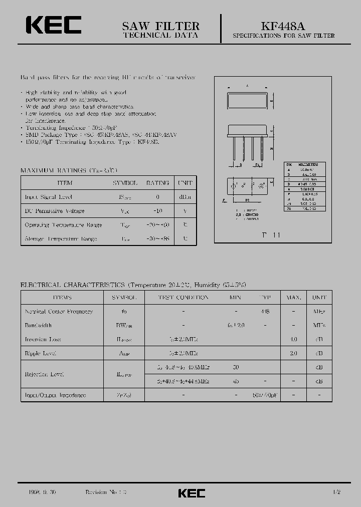 KF448AV_1260256.PDF Datasheet