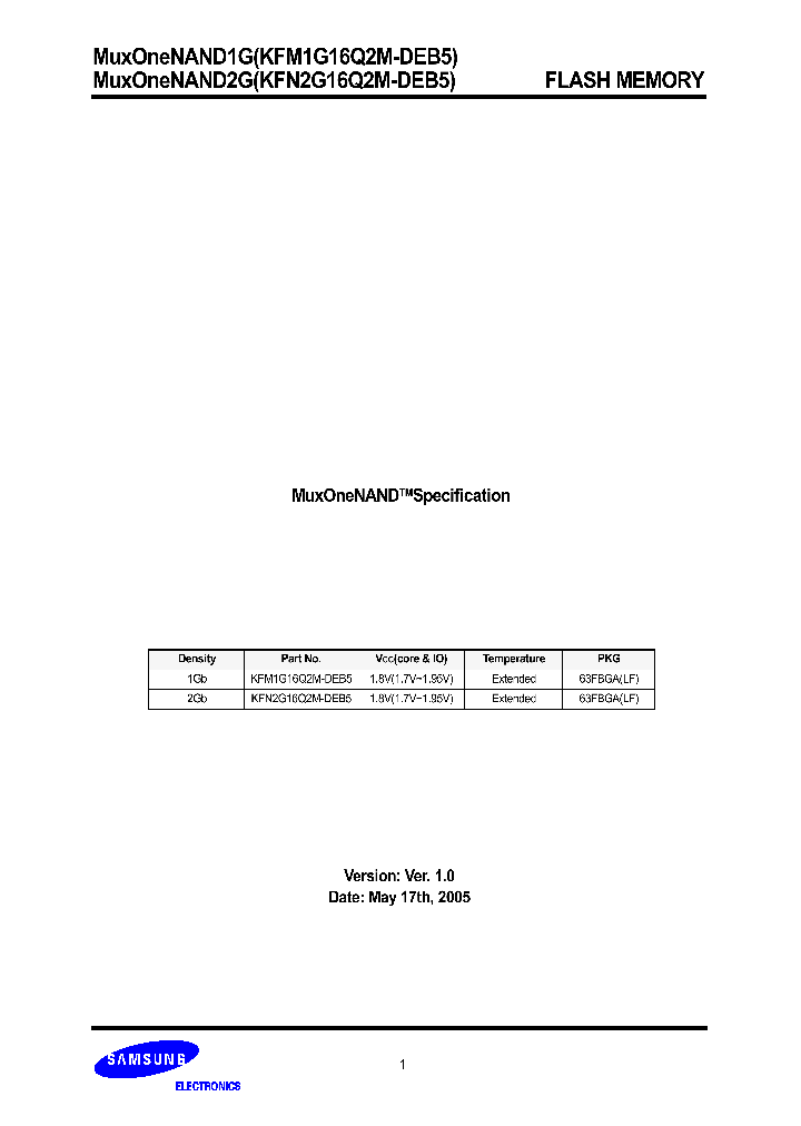KFN2G16Q2M-DED6_1260309.PDF Datasheet