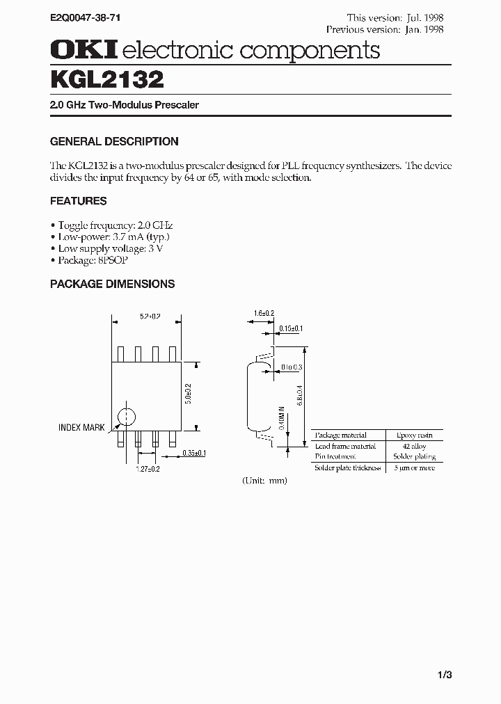 KGL2132_1260341.PDF Datasheet