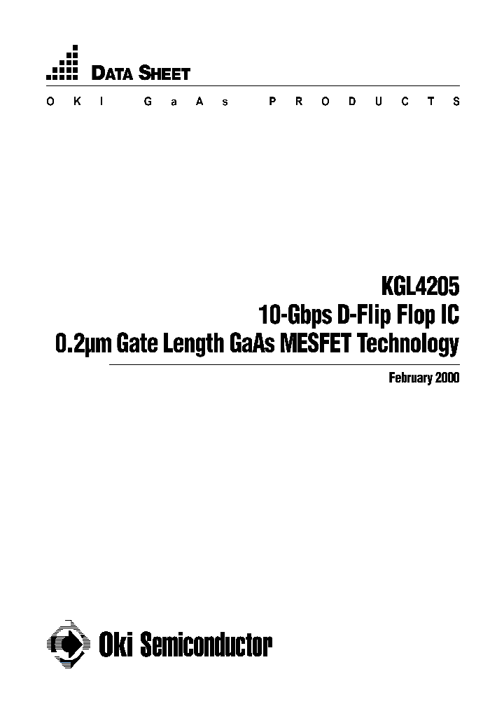 KGL4205_1260345.PDF Datasheet
