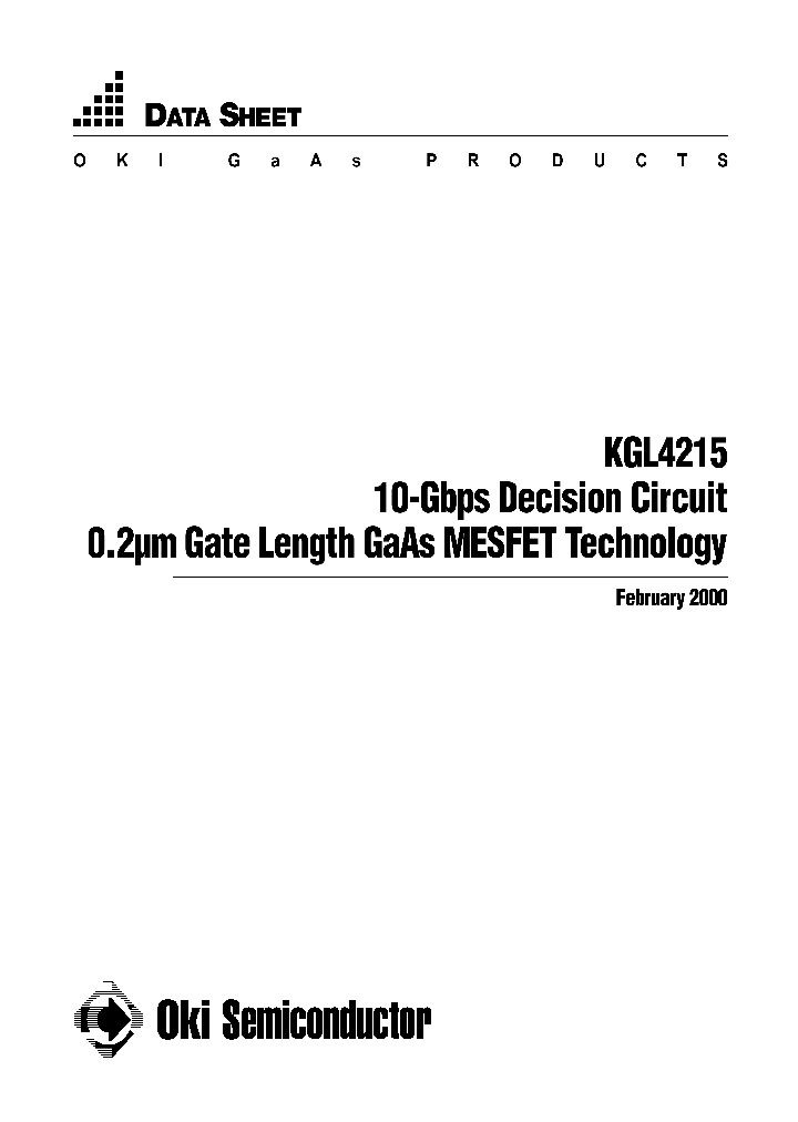 KGL4215_1260347.PDF Datasheet