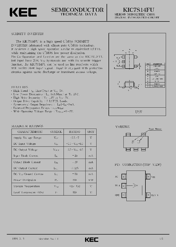 KIC7S14FU_1260485.PDF Datasheet