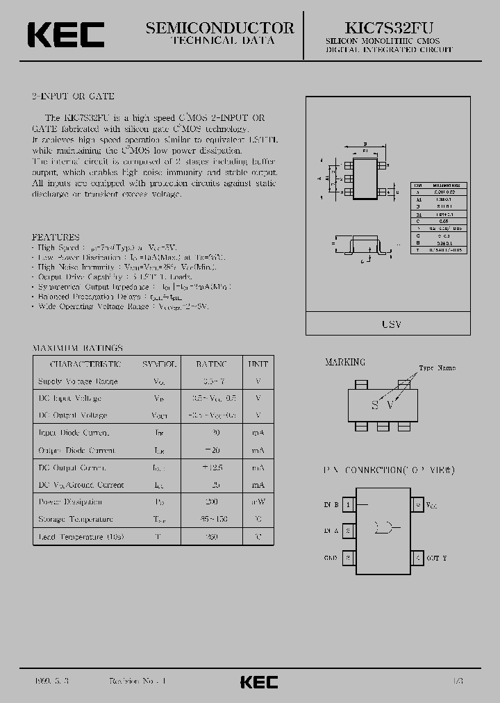 KIC7S32FU_1260486.PDF Datasheet