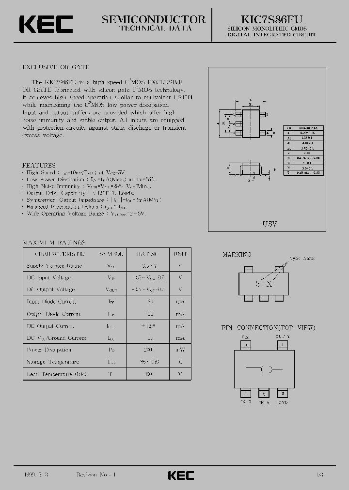KIC7S86FU_1260488.PDF Datasheet