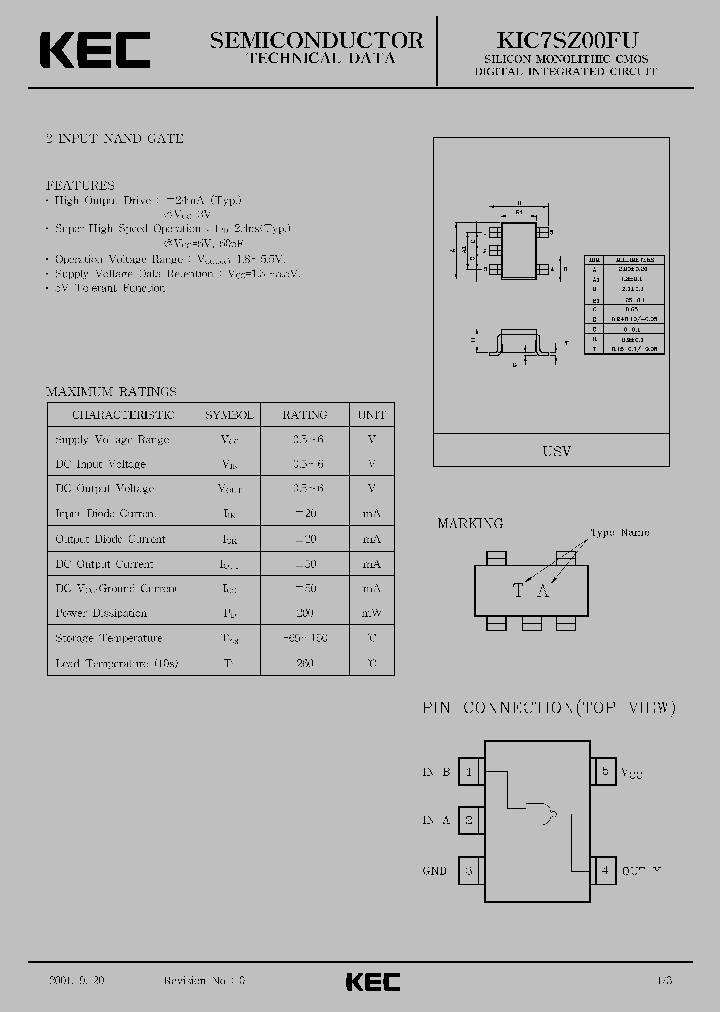 KIC7SZ00FU_1260492.PDF Datasheet