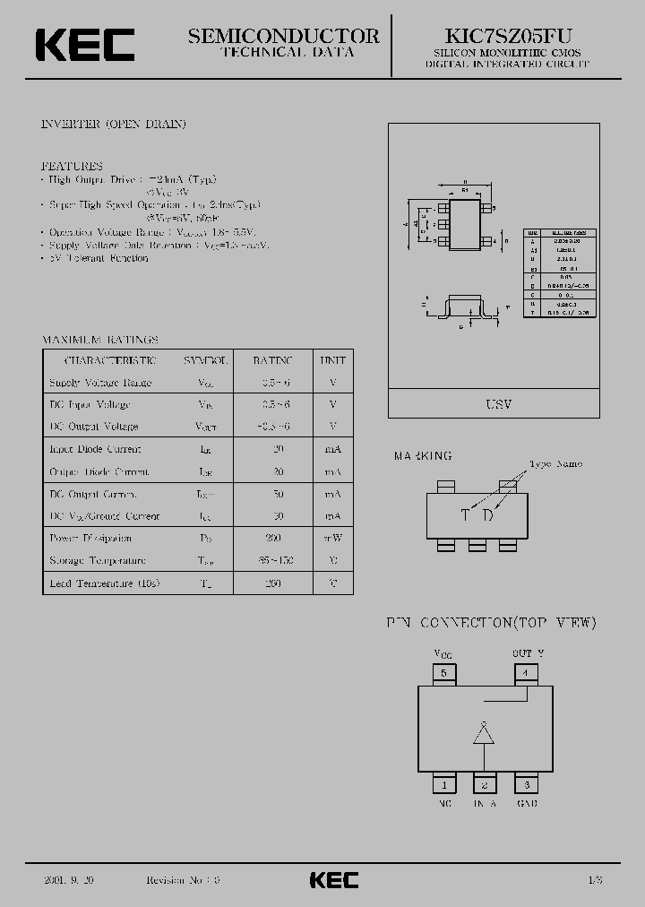 KIC7SZ05FU_1260495.PDF Datasheet