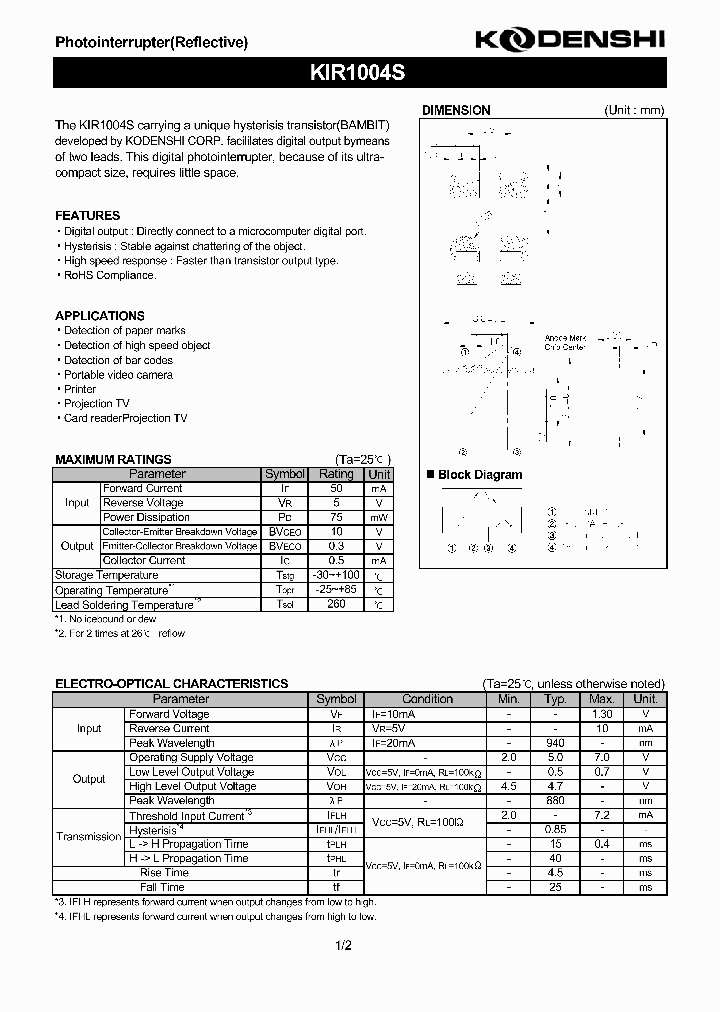 KIR1004S_1260534.PDF Datasheet