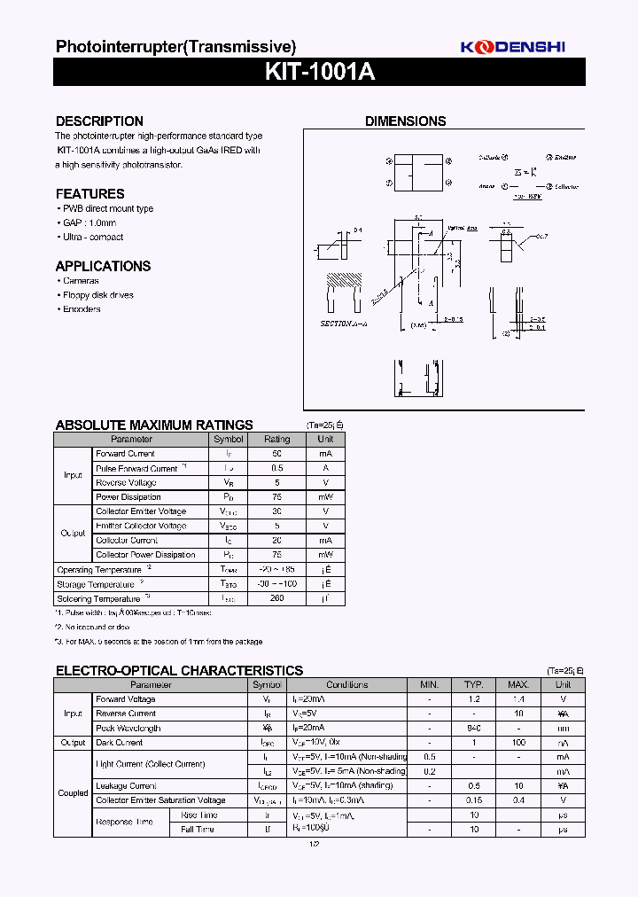 KIT-1001A_1260535.PDF Datasheet