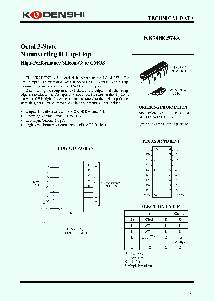 KK74HC574AN_1260539.PDF Datasheet
