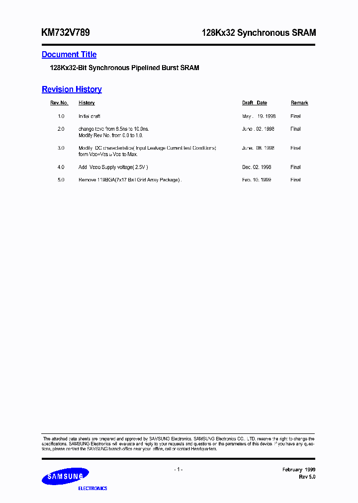KM732V789_1260651.PDF Datasheet