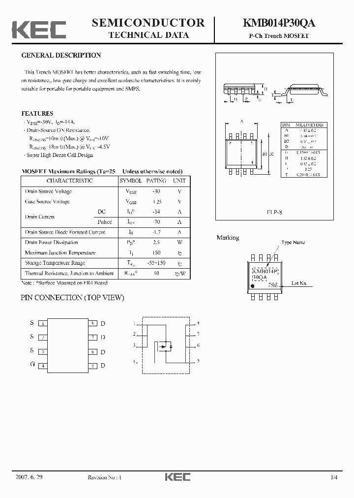 KMB014P30QA_1260660.PDF Datasheet