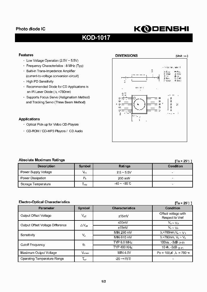 KOD-1017_1260758.PDF Datasheet